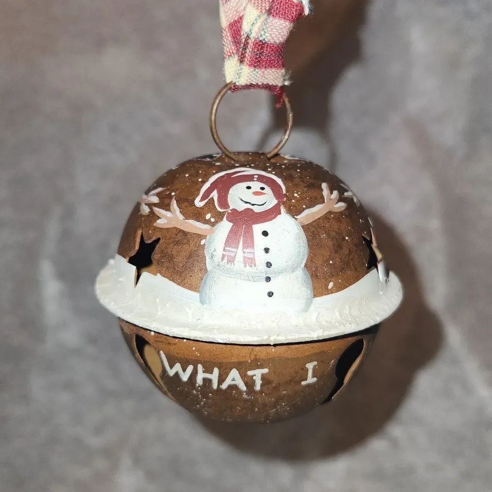 Do You Hear What I Hear Bell Christmas Ornament